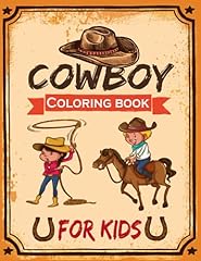 Cowboy coloring book for sale  Delivered anywhere in USA 