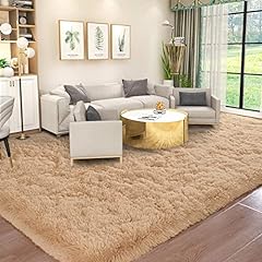 Beige fluffy living for sale  Delivered anywhere in USA 