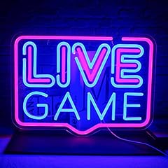Live game neon for sale  Delivered anywhere in UK