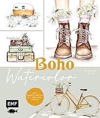 Boho watercolor aquarell gebraucht kaufen  Wird an jeden Ort in Deutschland