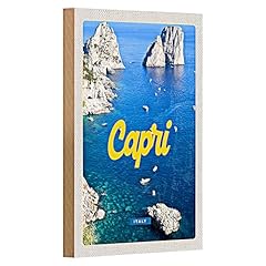 Targa legno capri usato  Spedito ovunque in Italia 