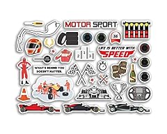 Sticker sheet motorsport for sale  Delivered anywhere in UK