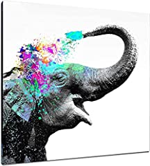 Elephant Wall Art Decorative Canvas Print Modern Impress for sale  Delivered anywhere in Canada