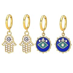 Evil eye earrings for sale  Delivered anywhere in USA 