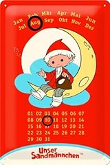 Blechschild kalender sandmann gebraucht kaufen  Wird an jeden Ort in Deutschland