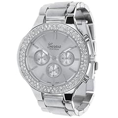 Geneva platinum rhinestone for sale  Delivered anywhere in USA 