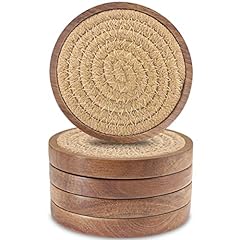 Wood coasters drinks for sale  Delivered anywhere in USA 