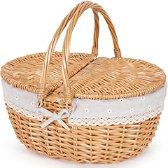 Happypicnic wicker picnic for sale  Delivered anywhere in USA 