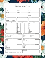 Nursing report sheet for sale  Delivered anywhere in UK