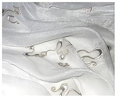 Voile fabric embroidered for sale  Delivered anywhere in UK