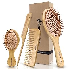 Bamboo hairbrush comb for sale  Delivered anywhere in USA 