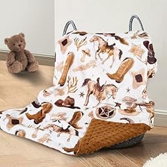 Cowboy baby blanket for sale  Delivered anywhere in USA 