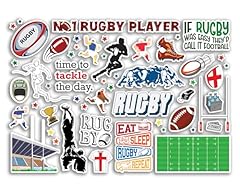 Sticker sheet rugby for sale  Delivered anywhere in UK