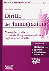 Diritto dell immigrazione. usato  Spedito ovunque in Italia 