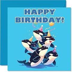 Orca birthday cards for sale  Delivered anywhere in USA 