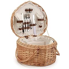 Picnic basket picniking for sale  Delivered anywhere in USA 