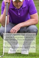 Golf putting techniques for sale  Delivered anywhere in UK