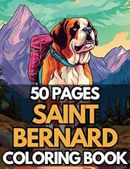 Saint bernard coloring for sale  Delivered anywhere in UK