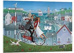 Posterlounge bicycle seascape for sale  Delivered anywhere in UK