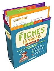 Boîte fiches français d'occasion  Livré partout en France
