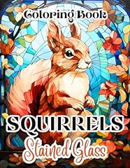 Stained glass squirrels for sale  Delivered anywhere in USA 