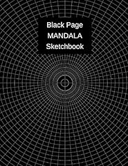 Mandala sketchbook black for sale  Delivered anywhere in USA 