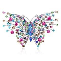 Rhinestone colorful butterfly for sale  Delivered anywhere in UK