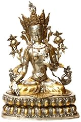 Used, Exotic India Tibetan Buddhist Goddess White Tara Statue, for sale  Delivered anywhere in Canada