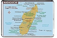 Madagascar map aimant d'occasion  Livré partout en France