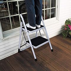 Folding Step Stool, SIN+MON 2 Step Ladder Thick Steel, used for sale  Delivered anywhere in USA 