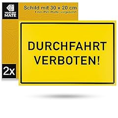 Hinweisschild durchfahrt verbo gebraucht kaufen  Wird an jeden Ort in Deutschland
