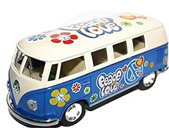 Camper Van by Kinsmart Love and Peace Model Opening for sale  Delivered anywhere in UK