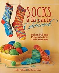 Socks carte colorwork for sale  Delivered anywhere in UK