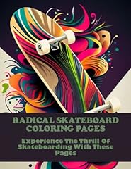 Radical skateboard coloring for sale  Delivered anywhere in USA 