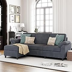 Yxmpczyy convertible sectional for sale  Delivered anywhere in USA 