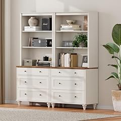 Fitueyes white bookcase for sale  Delivered anywhere in USA 