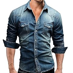 Enen denim shirts for sale  Delivered anywhere in UK