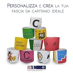 Fascia capitano personalizzata usato  Spedito ovunque in Italia 