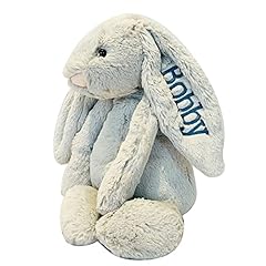 Embroidered plush bunny for sale  Delivered anywhere in USA 