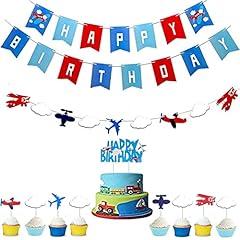 Airplane plane birthday for sale  Delivered anywhere in UK