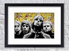 Laminated posters oasis for sale  Delivered anywhere in UK
