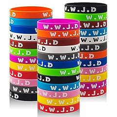 36pcs wwjd rubber for sale  Delivered anywhere in USA 