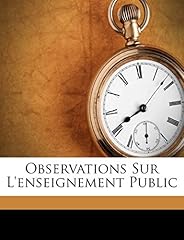 Bservations sur enseignement gebraucht kaufen  Wird an jeden Ort in Deutschland
