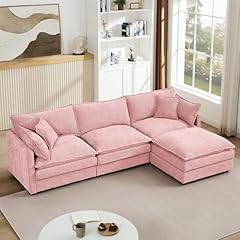 Pink sectional modular for sale  Delivered anywhere in USA 