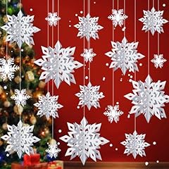 Christmas hanging snowflake for sale  Delivered anywhere in USA 