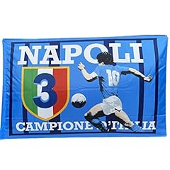 Napoli bandiera campione usato  Spedito ovunque in Italia 