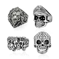Stück totenkopf ring gebraucht kaufen  Wird an jeden Ort in Deutschland