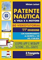 Patente nautica vela usato  Spedito ovunque in Italia 