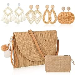 Sweetude straw clutch for sale  Delivered anywhere in USA 