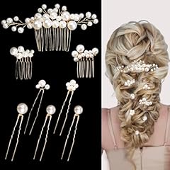 Pcs pearl hair for sale  Delivered anywhere in USA 